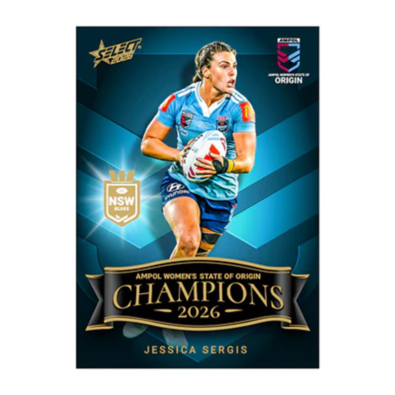2026 women s state of origin champions card set 5523a 2026 women s state of origin champions card set 5523a