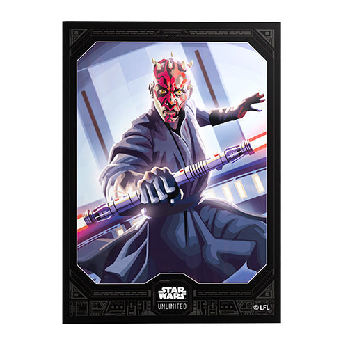 gamegenicstarwarsunlimitedpremiumartsleeves darthmaul 02 gamegenicstarwarsunlimitedpremiumartsleeves darthmaul 02