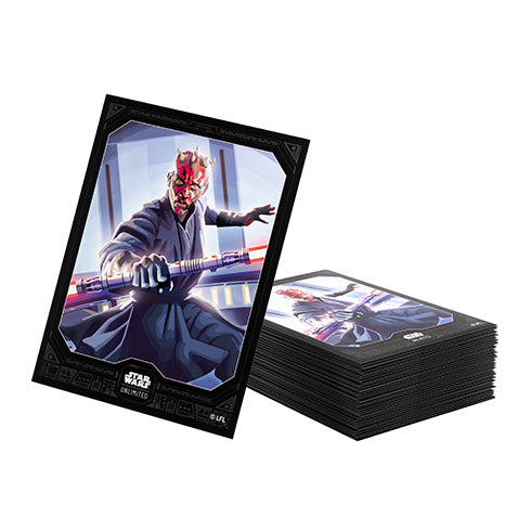 gamegenicstarwarsunlimitedpremiumartsleeves darthmaul 04 gamegenicstarwarsunlimitedpremiumartsleeves darthmaul 04