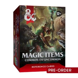 d d magic items common and uncommon reference cards b7c9d