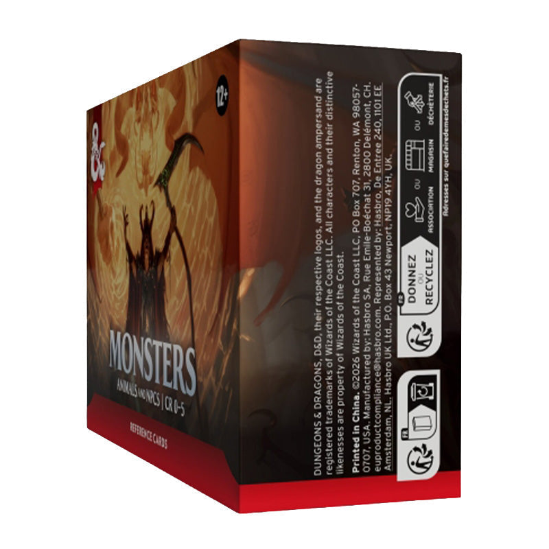 d d monsters animals and npcs reference cards ac46b d d monsters animals and npcs reference cards ac46b