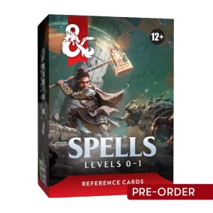 d d spells levels 0 1 reference cards 84a14