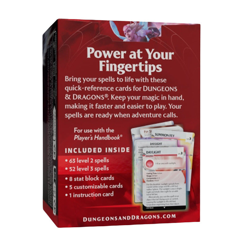 d d spells levels 2 3 reference cards 3f854 d d spells levels 2 3 reference cards 3f854