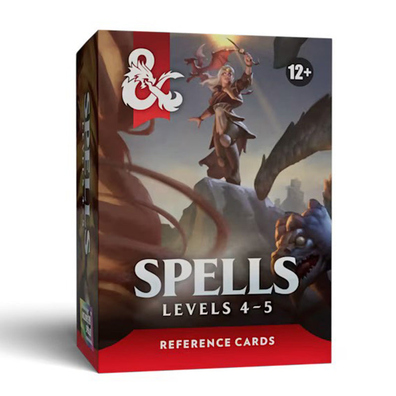 d d spells levels 4 5 reference cards a927f d d spells levels 4 5 reference cards a927f