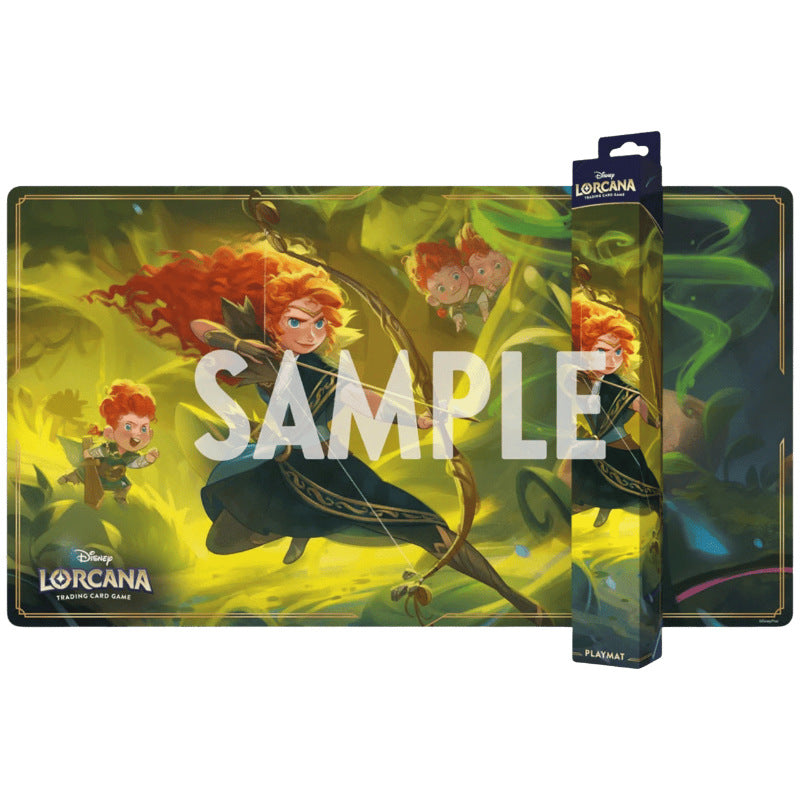 disney lorcana tcg s12 wilds unknown playmat merida brave 4e09c