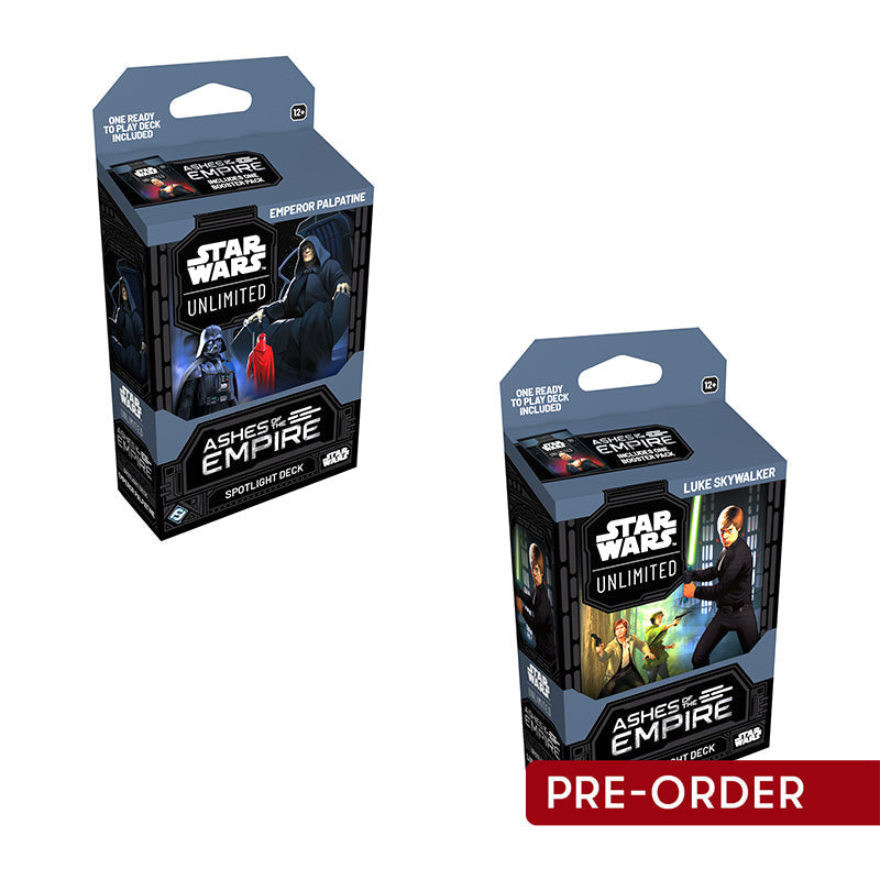 star wars unlimited ashes of the empire spotlight deck pair e282c