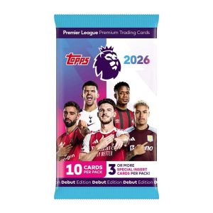 topps premier league 2026 trading cards single booster pack b59ef